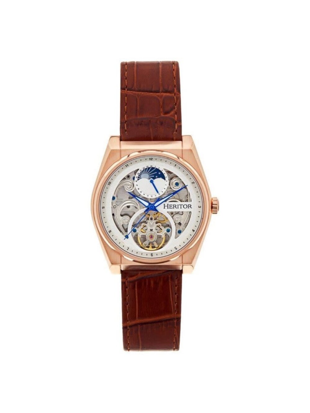 NWT Heritor Daxton Skeleton Dial Men's Watch